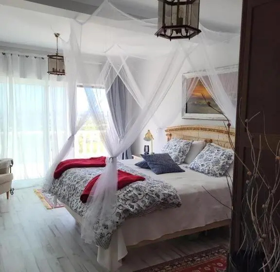 Standard-huone Merinäkymä Parveke, Vista Magica B&b