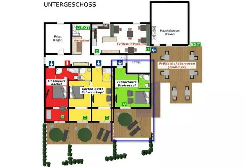 سوئیت جونیور با تراس, Suit  & Frühstück Zum Latschen   Adults Only