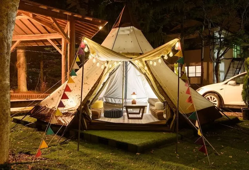 Deluxe Tent, Ryokan Ikoisanso