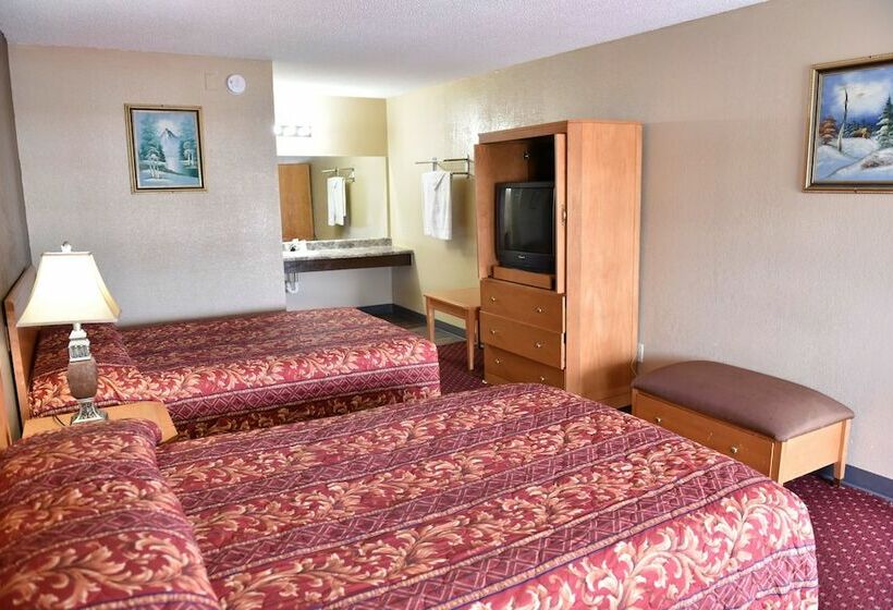 Номер Стандарт 2 Двуспальные Кровати, Knights Inn Merrillville