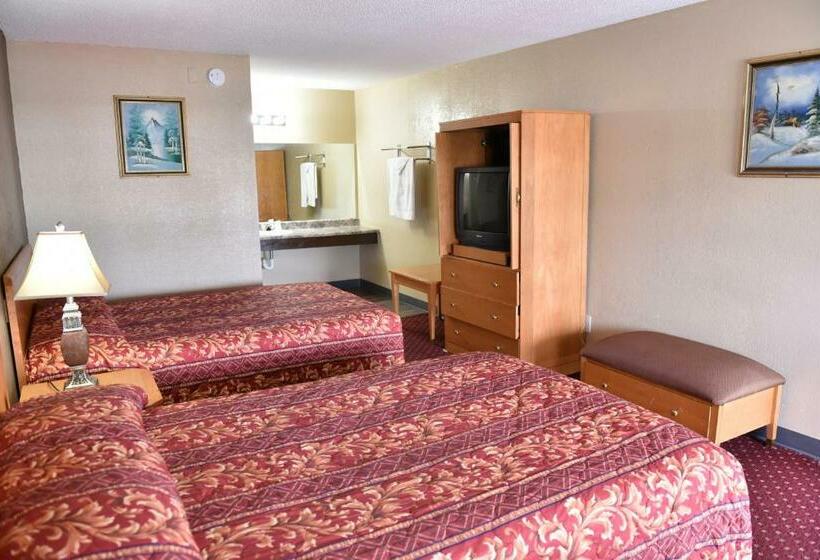 Номер Стандарт 2 Двуспальные Кровати, Knights Inn Merrillville