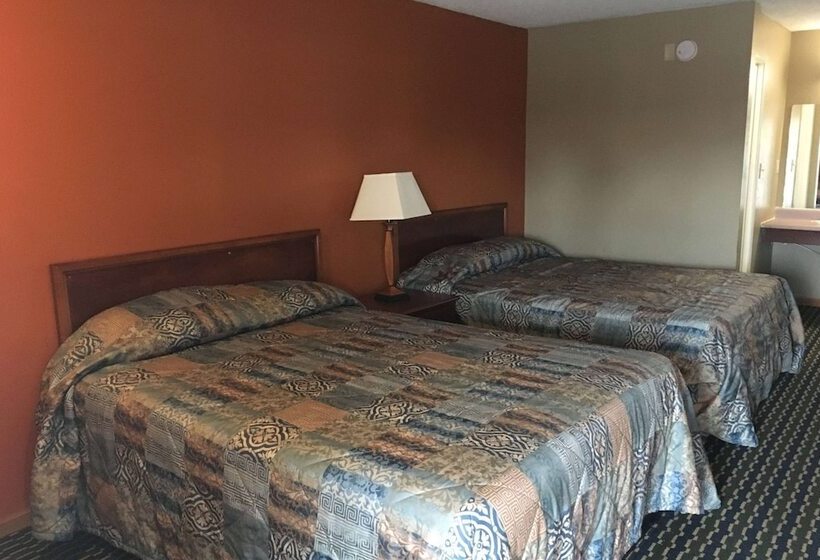 Номер Стандарт 2 Двуспальные Кровати, Knights Inn Merrillville