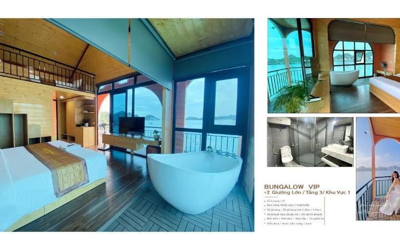 سوییت با چشمانداز دریا, Lepont Cat Ba Bungalow