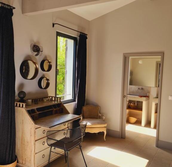 اتاق استاندارد با چشم‌انداز باغ, La Magnanerie De L'isle B&b