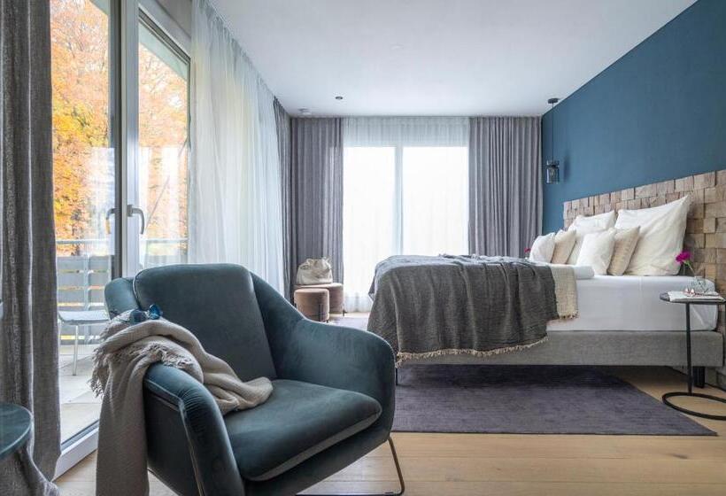 バルコニー付きデラックスルーム, Garni Villa Rosengarten