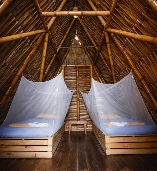 스탠다드 룸 공동 욕실, Tiki Hut Hostel