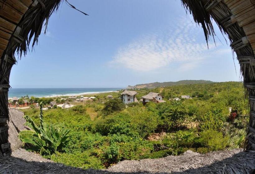 اتاق استاندارد با چشم‌انداز دریا, Azuluna Ecolodge