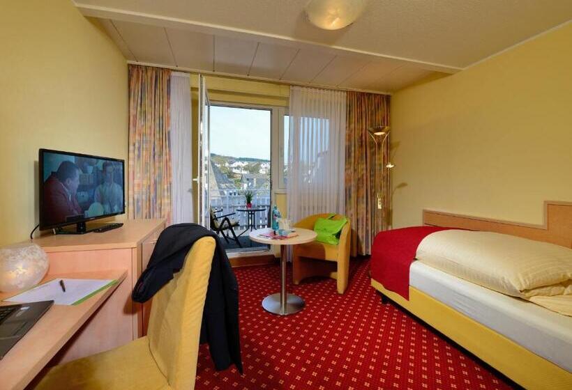 غرفة قياسية فردية مزودة بشُرفة, Landhotel Albers