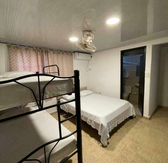 חדר סטנדרט לארבעה, Boutique Hotel Balop Valledupar