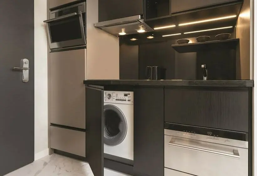 Huoneisto 1 Makuuhuone, Adina Apartment Hotel Frankfurt Westend