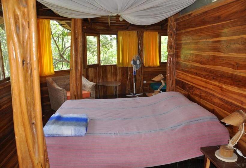 带1个卧室带花园景观的公寓, Hostería Mandála