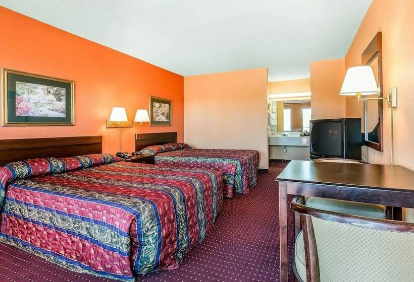 غرفه قياسيه سريرين مزدوجين, Econo Lodge