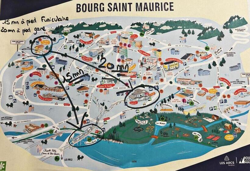 家庭房间共用浴室, Hôtel Restaurant La Petite Auberge