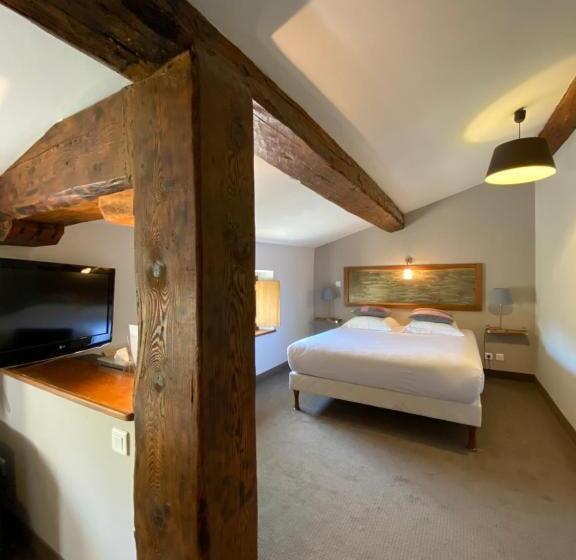 Номер Deluxe, Logis Hôtel Château De Palaja