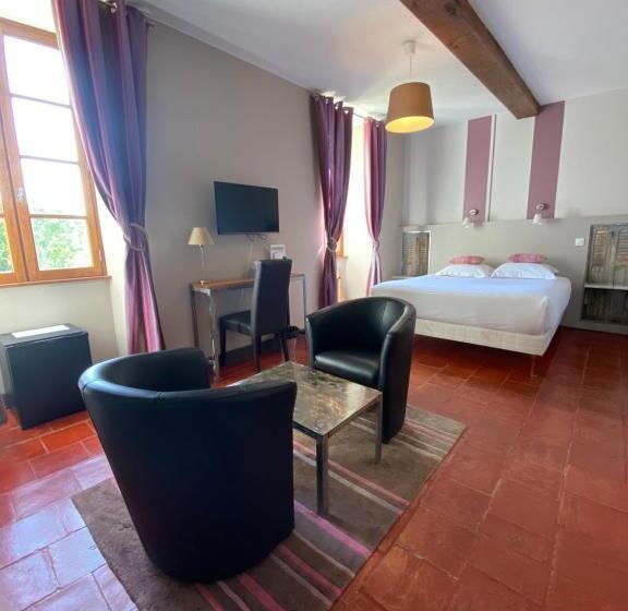 Номер Deluxe, Logis Hôtel Château De Palaja