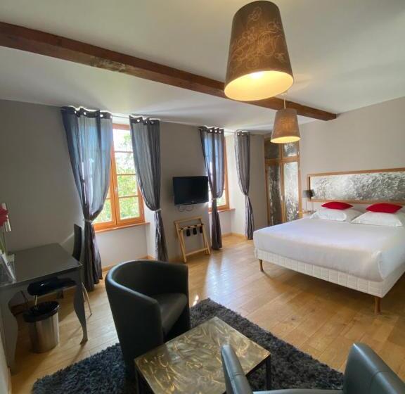 Номер Deluxe, Logis Hôtel Château De Palaja