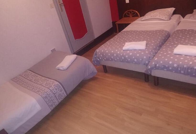 带景观的三人标准房间, De Savoie