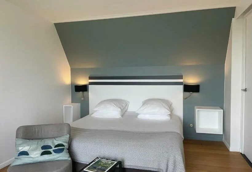 Superior-huone Merinäkymä, Hôtel Spa Les Corderies