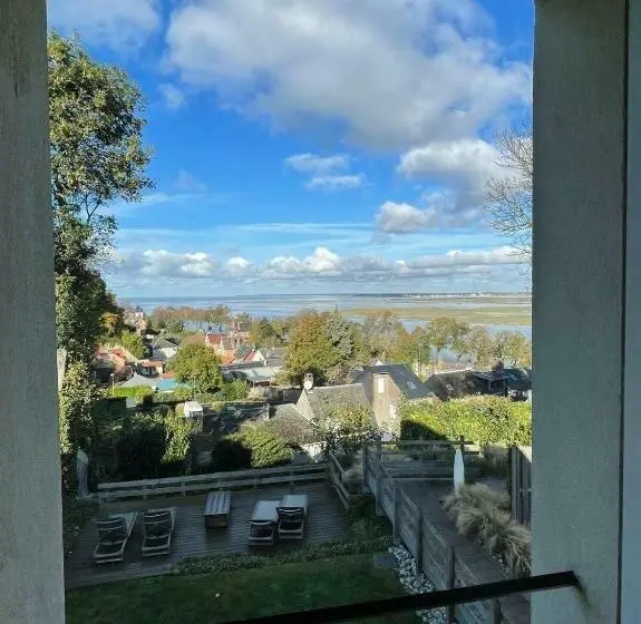 Deluxe-huone Merinäkymä, Hôtel Spa Les Corderies