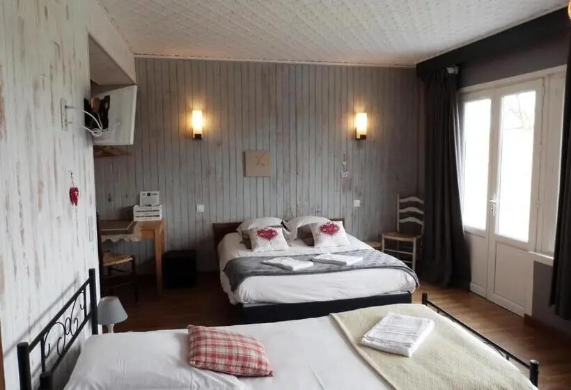 Perhehuone Puutarhanäkymä, Logis Hôtel Restaurant La Borie