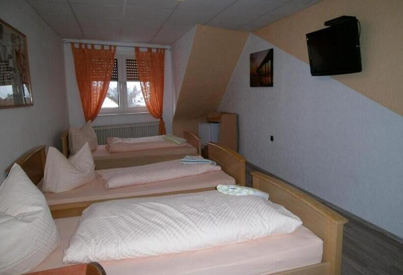 스탠다드 트리픔 룸 공동욕실, Pension Eissler