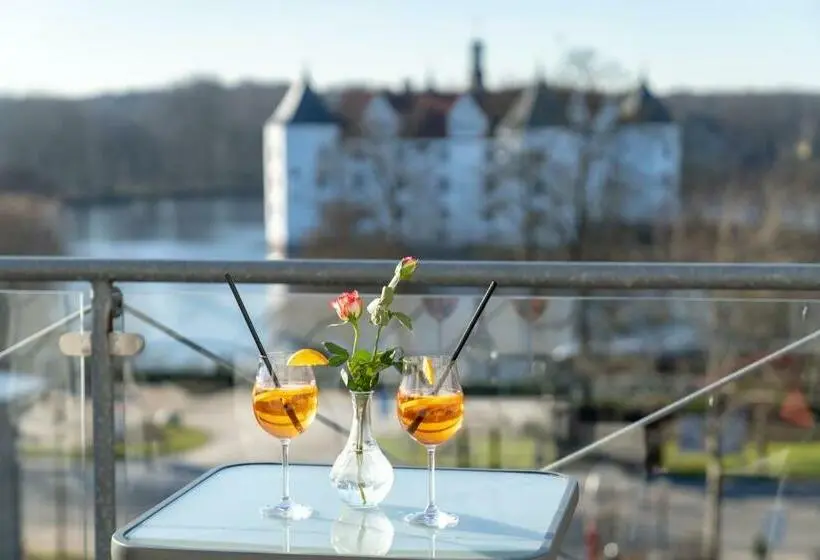 Standard-huone Parveke, Am Wasserschloss Glücksburg