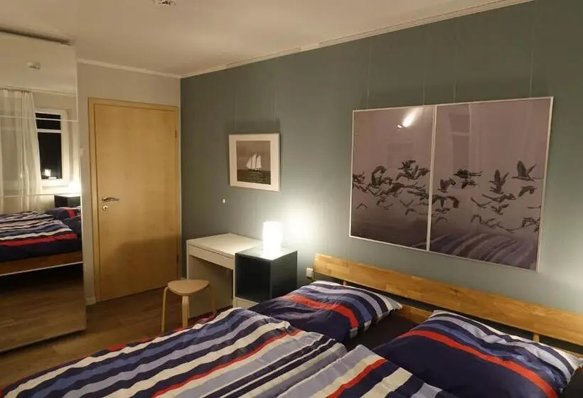Huoneisto 1 Makuuhuone Pohjakerros, Ferienanlage Süderhof