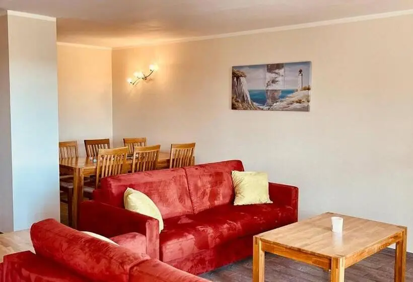 Huoneisto 1 Makuuhuone Pohjakerros, Ferienanlage Süderhof