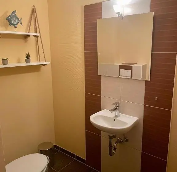 Huoneisto 1 Makuuhuone Parveke, Ferienanlage Süderhof