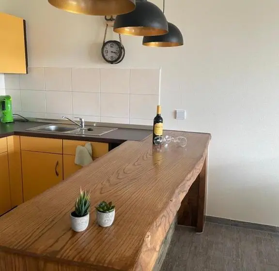 Huoneisto 1 Makuuhuone Parveke, Ferienanlage Süderhof