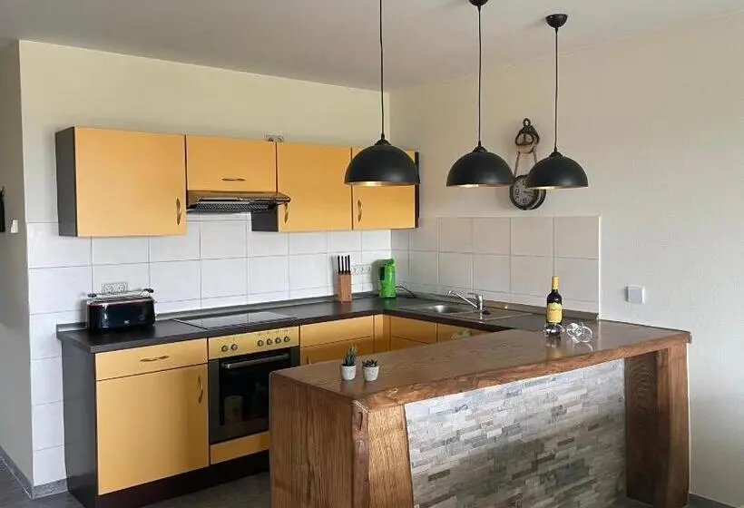 Huoneisto 1 Makuuhuone Parveke, Ferienanlage Süderhof