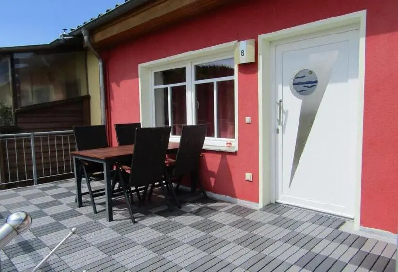 Huoneisto 1 Makuuhuone Parveke, Ferienanlage Süderhof