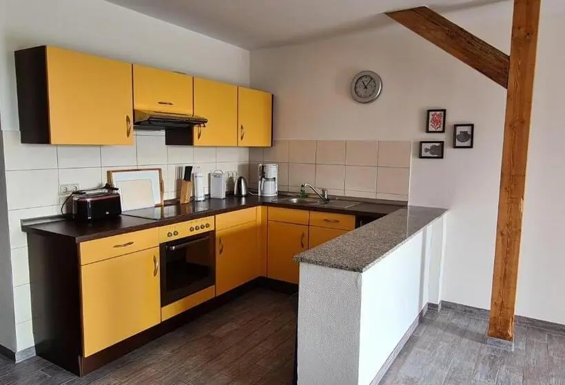 Huoneisto 1 Makuuhuone Parveke, Ferienanlage Süderhof