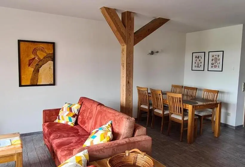 Huoneisto 1 Makuuhuone Parveke, Ferienanlage Süderhof