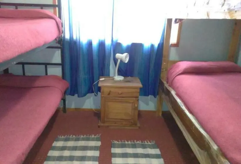 Neljän hengen Economy-huone jaetulla kylpyhuoneella, Piuke Mapu Patagonia Hostel