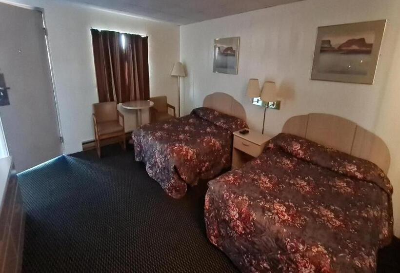 身障者適用クイーンサイズベッドルーム, Dubois Manor Motel