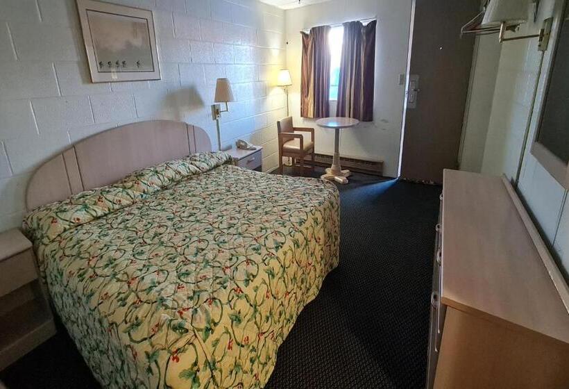 身障者適用クイーンサイズベッドルーム, Dubois Manor Motel