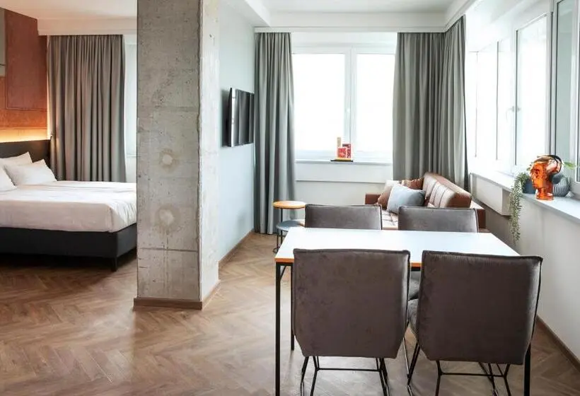 Huoneisto 1 Makuuhuone, Loginn Hotel Offenbach