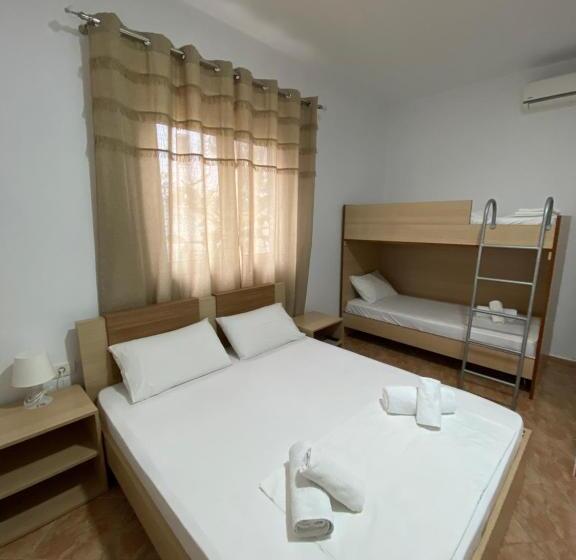 اتاق استاندارد چهار تخته, Yard Paradise Rooms Dhermi