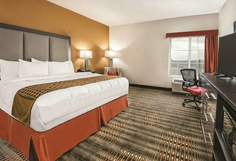 身障者適用キングサイズベッドルーム, La Quinta By Wyndham San Antonio By Frost Bank Center