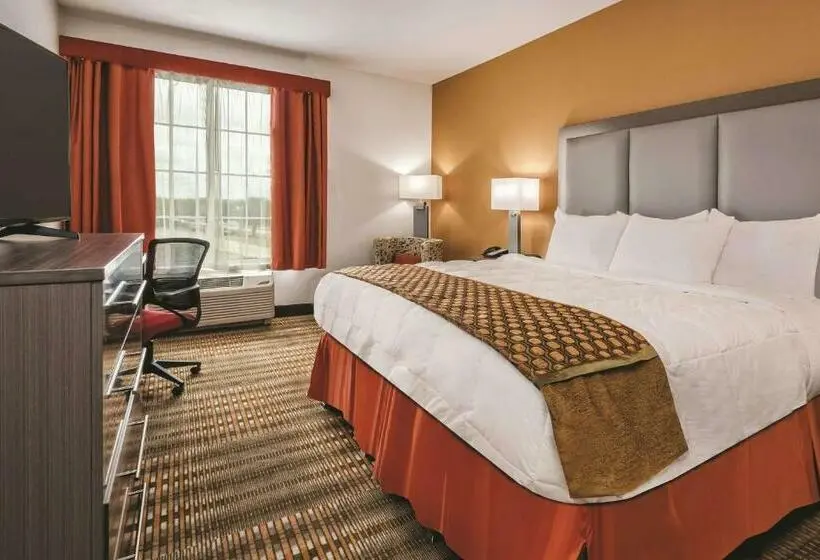 キングサイズベッドのスタンダードルーム, La Quinta By Wyndham San Antonio By Frost Bank Center