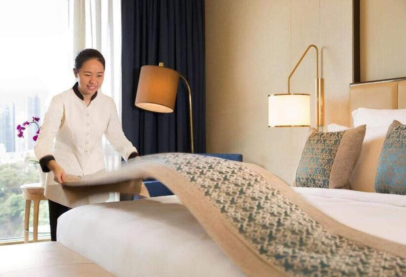 Номер Deluxe Кровать Кинг Вид на Город, Kempinski Hotel Fuzhou