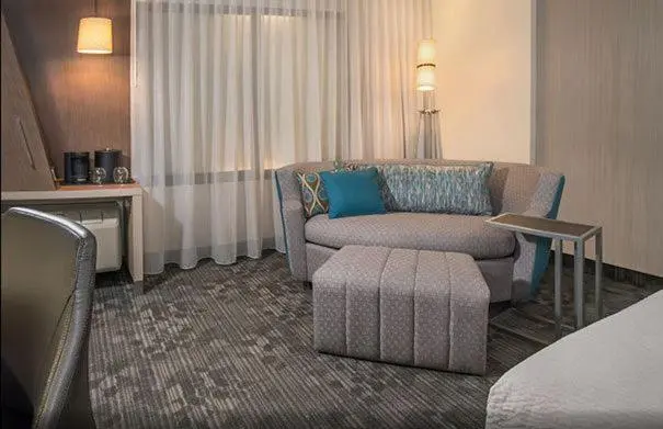 キングサイズベッドのスタンダードルーム, Courtyard By Marriott Rome