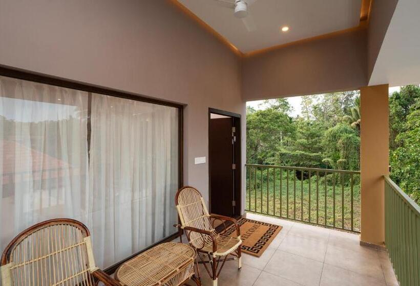 带阳台的豪华间, Paradise Marari Boutique Resort And Ayurvedic Spa