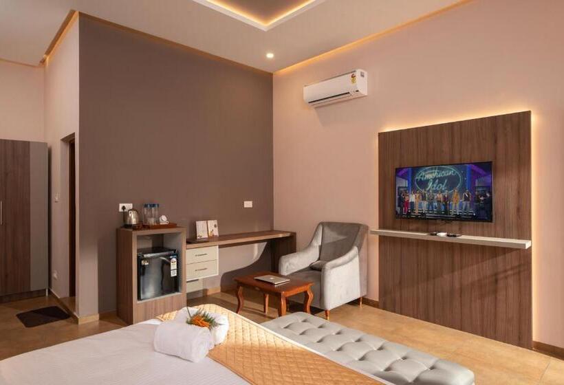 带大床的豪华间, Paradise Marari Boutique Resort And Ayurvedic Spa