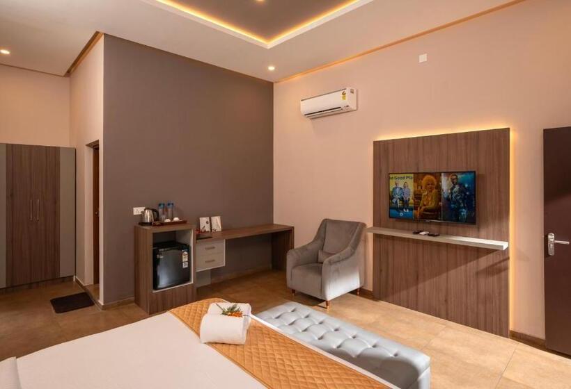 带大床的豪华间, Paradise Marari Boutique Resort And Ayurvedic Spa