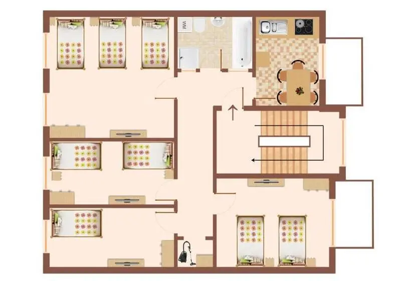 1ベッドルームアパートメント, # Vaz Apartments Sg01 02, Wlan,tv, Küche, 2 X Balkone, Nahe Zentrum