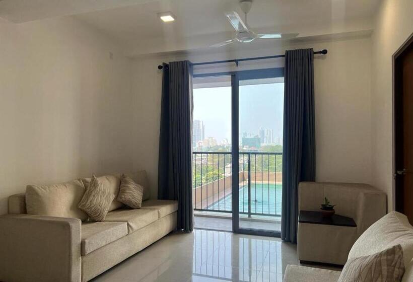 Апартаменты 1 Спальня Вид на Бассейн, Stayz By Gentz Residency