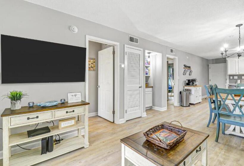 침실 1개 발코니 아파트, Spa At Port Royal Sound 3237