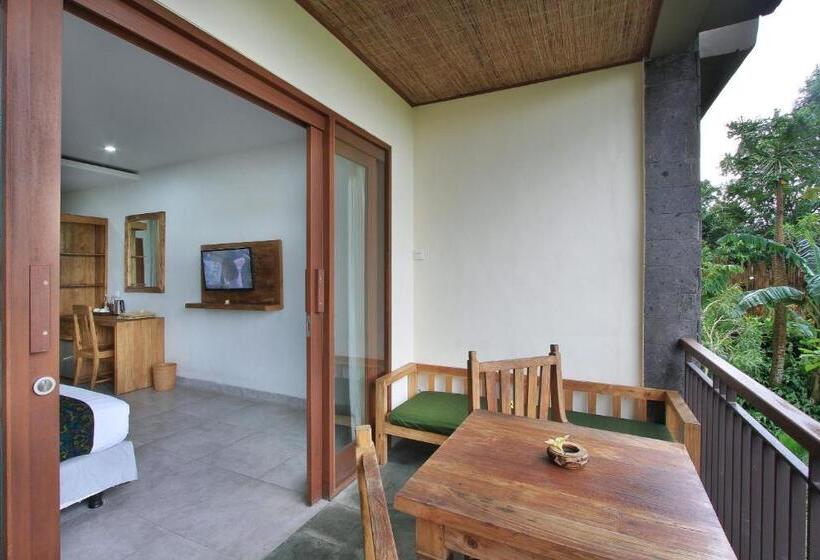 חדר דחוקס עם מיטת קינג, Belvilla Serene Hideaway Resort Monkey Forest